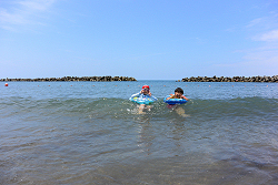 筒石海水浴場　2015年7月19日