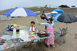 筒石海水浴場　2015年7月19日
