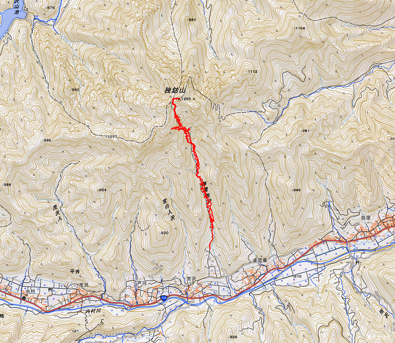 独鈷山 2022年5月29日