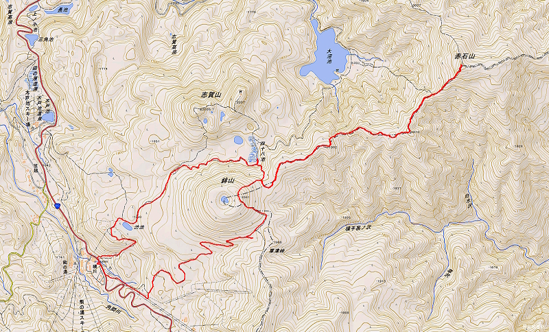 赤石山　鉢山　2023年10月22日
