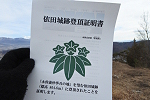 依田城跡 金鳳山 2024年1月28日