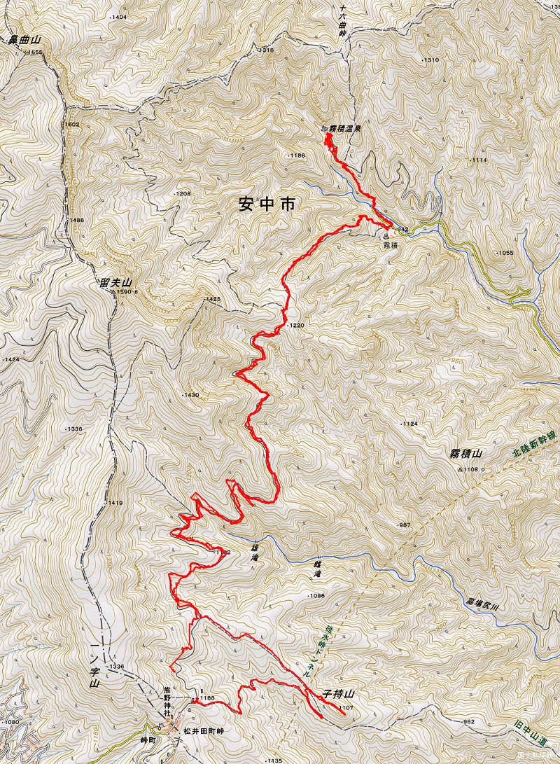 霧積温泉 子持山 2024年10月27日